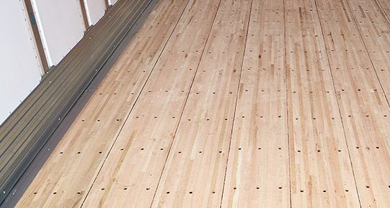 Weathertight hardwood floor system