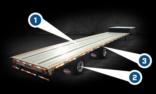4000AE Drop Deck combo flatbed